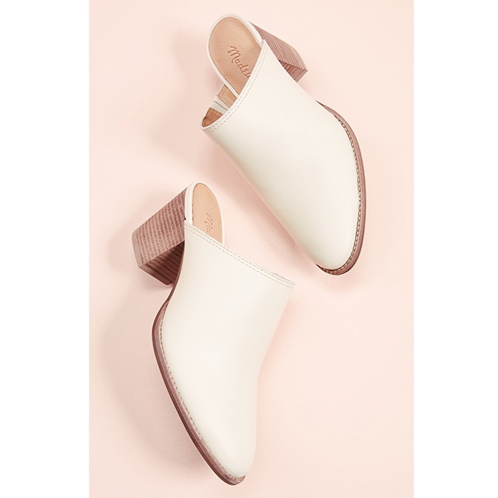 Madewell Harper Mules in Vintage Canvas